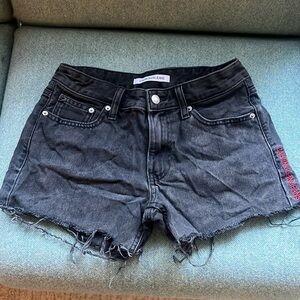 Calvin Klein dark denim shorts, size 25